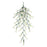2Pcs Artificial Morning Glory Vine Hanging Plants Fake Flowers Decorative Garland Props - White - 1