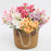 2Pcs Artificial Chrysanthemum Bouquet Fake Flowers Arrangement Wedding Party Decoration - White - 5