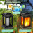 YY-91006D Solar Flame Light Garden Lawn Courtyard Landscape Hanging Lamp Outdoor Decorative Lighting IP65 Waterproof - 3