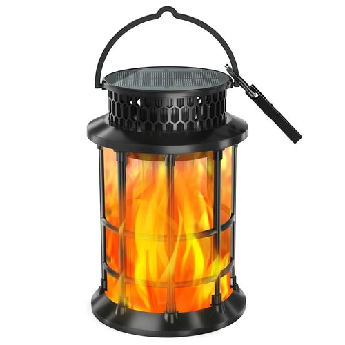 YY-91005B Solar Flame Light Outdoor Hanging Lantern Lamp for Garden Lawn Patio Landscape Decoration - 1