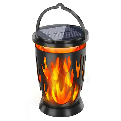 YY-9605-10-1F Solar Flame Light Water Drop Hanging Light Garden Lawn Patio Landscape Pendant Lamp for Outdoor Decoration - 1