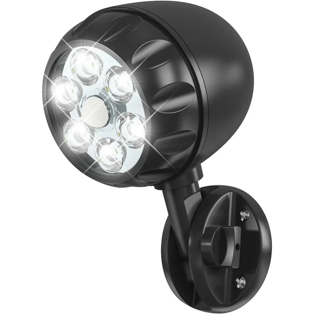 YY-4018-6 Motion Sensor Wall Light LED Outdoor Spotlight Garden Lighting Floodlight for Patio / Pathway - 1