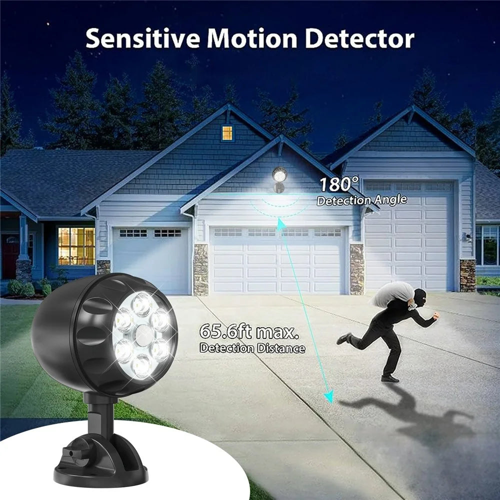 YY-4018-6 Motion Sensor Wall Light LED Outdoor Spotlight Garden Lighting Floodlight for Patio / Pathway - 2
