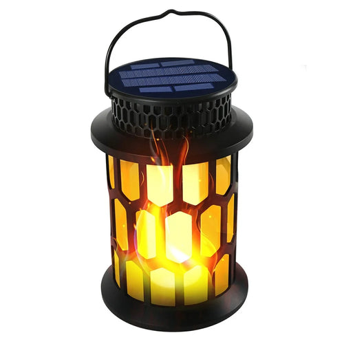 YY-91005 Solar Flame Light Outdoor Hanging Lantern Waterproof Garden Landscape Lighting for Patio / Porch / Yard Decoration - 1