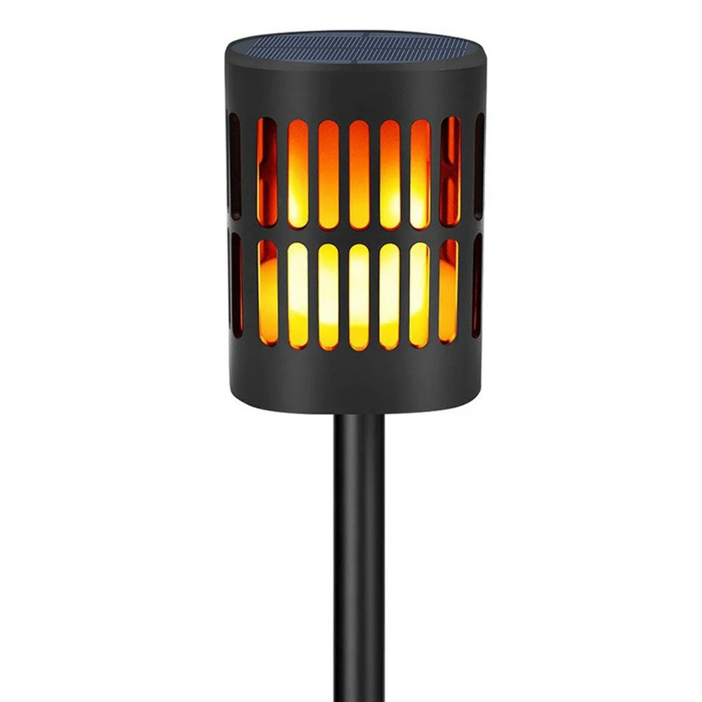 YY-9605-10 Flickering Flame Effect Solar Powered 96-LED Torch Light for Outdoor Garden Lawn Waterproof Atmosphere Lamp - 1