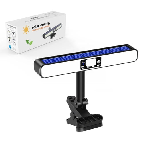 TX280 Clip On Outdoor Solar Light for Garden Pathway Fence Magnetic Motion Sensor Lamp - White Light - 1