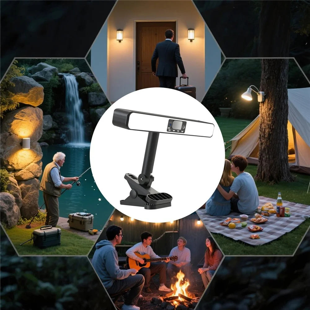 TX280 Clip On Outdoor Solar Light for Garden Pathway Fence Magnetic Motion Sensor Lamp - White Light - 4