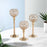 Small Size European Mini Crystal Candlestick Electroplated Candle Holder Table Decoration for Candlelight Dinner - Gold - 2
