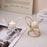 Iron Candle Holder Romantic Candlelight Dinner Prop Decorative Craft Candlestick for Table  /  Living Room  /  Restaurant - Gold - 2
