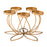 5 Candelabra Candle Holder for Tabletop Decoration Iron Candle Stand Candlestick - Gold - 1