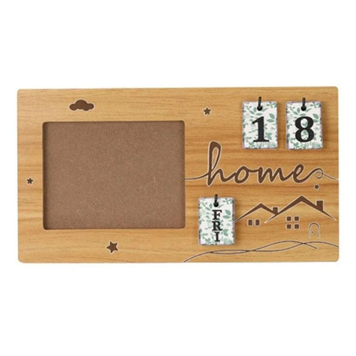 Ultrasound Photo Frame For Baby Milestone Countdown Wooden Picture Display Newborn Birth Keepsake Desk Decor - HOME house - 1