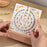 Creative Desk Calendar Wooden Rotating Perpetual Calendar for Home Office Desktop Decor, without Sticker - 3