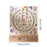 Creative Desk Calendar Wooden Rotating Perpetual Calendar for Home Office Desktop Decor, without Sticker - 7