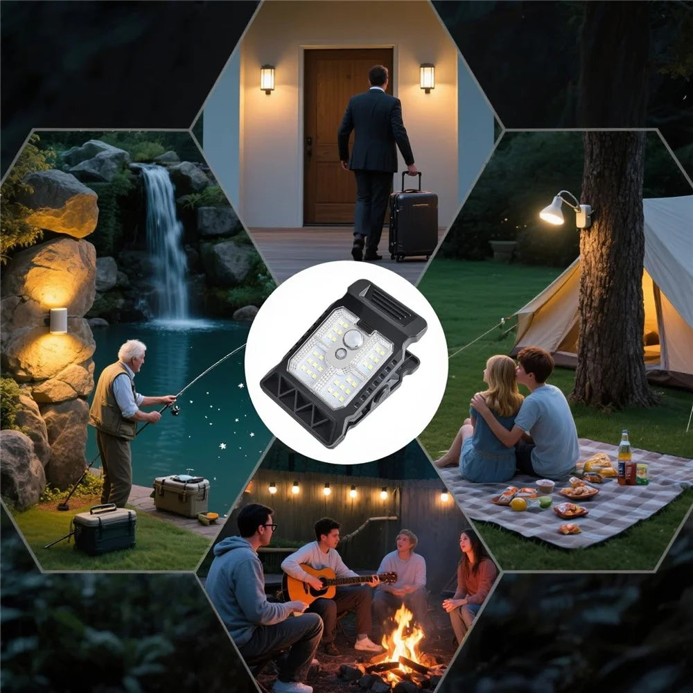 YD-21A Waterproof Solar LED Outdoor Light Clip-On Motion Sensor Wall Lamp for Garden Courtyard - 5