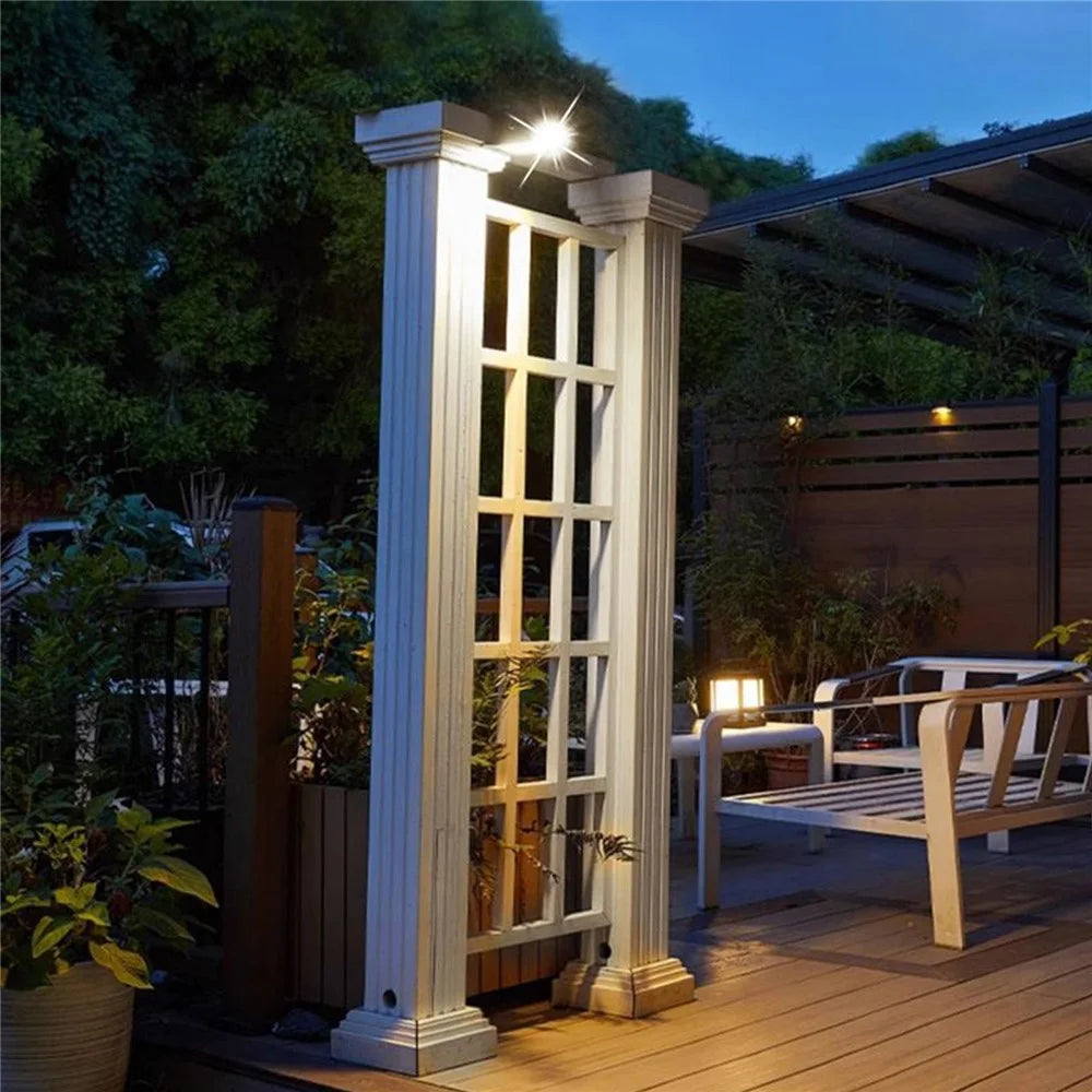 YD-21B Waterproof COB Motion Sensor Solar Light Clip-On Outdoor Wall Lamp for Garden Courtyard - 2