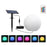 TG-JG06001 25cm Split Solar Street Light Lawn Lamp Remote Control Landscape Ambience Light for Garden Courtyard - 1