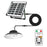 Single Head Solar Powered Pendant Light IP65 Waterproof Motion Sensor Hanging Garage Lamp with Remote Control - 2
