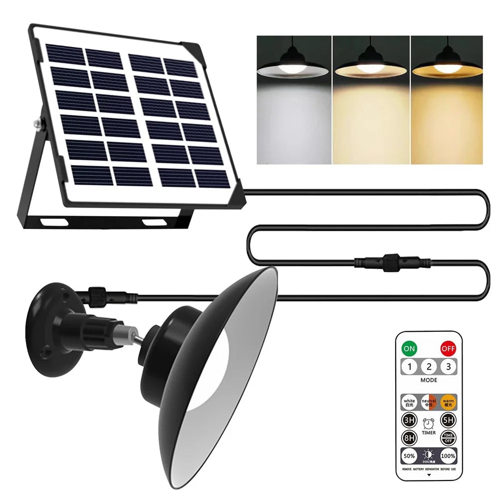Single Head Solar Outdoor Wall Light with Remote Control Motion Sensor Lamp for Garden / Garage / Patio - 1