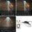 Single Head Solar Outdoor Wall Light with Remote Control Motion Sensor Lamp for Garden / Garage / Patio - 7