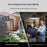 Double Head Solar Powered Pendant Light IP65 Waterproof Motion Sensor Hanging Garage Lamp with Remote Control - 3