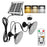 Double Head Solar Outdoor Wall Light with Remote Control Motion Sensor Lamp for Garden / Garage / Patio - 1
