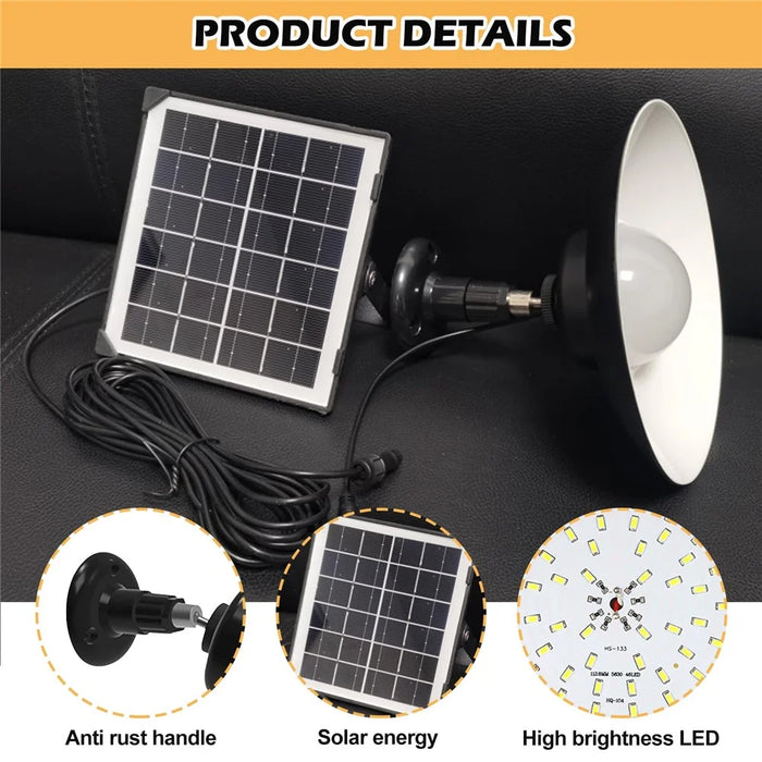 Double Head Solar Outdoor Wall Light with Remote Control Motion Sensor Lamp for Garden / Garage / Patio - 3