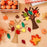 96Pcs DIY Felt Tree Craft Kit Fall Thanksgiving Party Gift Home Decor - Multi-color - 3