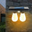 Dual Solar Tungsten Filament Bulb Light Outdoor Motion Sensor Wall Light Solar Powered LED Lamp - 3