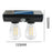 Dual Solar Tungsten Filament Bulb Light Outdoor Motion Sensor Wall Light Solar Powered LED Lamp - 6