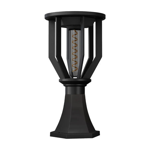 Solar Post Cap Light with Trophy Base Outdoor Waterproof Solar Powered Fence Gate Pillar Lamp - 1