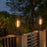 Solar Post Cap Light with Trophy Base Outdoor Waterproof Solar Powered Fence Gate Pillar Lamp - 3