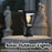 Solar Garden Light 30W 2700K Warm White COB Villa Outdoor Post Landscape Lamp with Base - 2