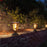 Solar Garden Light 30W 2700K Warm White COB Villa Outdoor Post Landscape Lamp with Base - 3