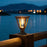 Solar Garden Light 30W 2700K Warm White COB Villa Outdoor Post Landscape Lamp with Base - 4