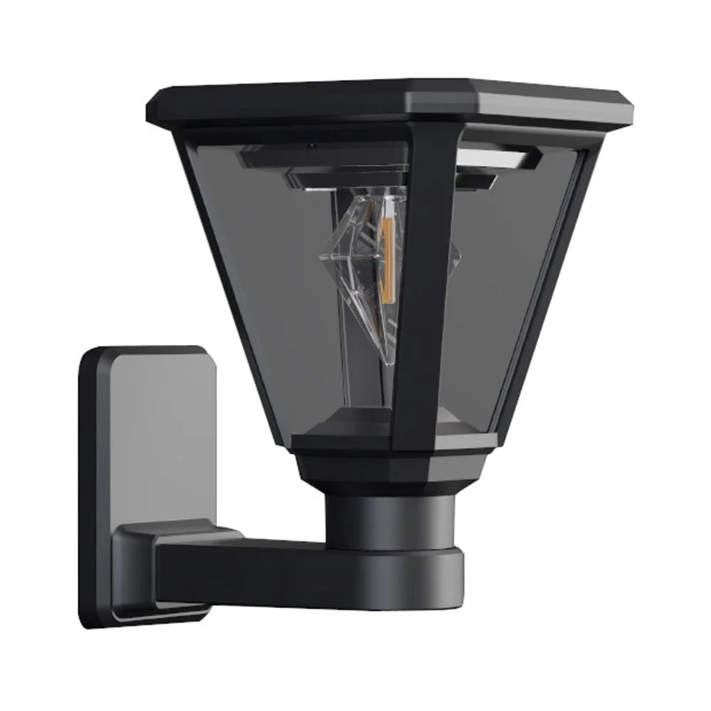 30W 2700K Warm White COB Garden Light Wall Mounted Solar Powered Outdoor Landscape Lamp - 1