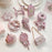 Glitter Pretzel Christmas Ornament Holiday Tree Decoration Cookie Shape Hanging Decor - 6