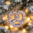 Glitter Pretzel Christmas Ornament Holiday Tree Decoration Cookie Shape Hanging Decor - 7