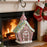 Glitter Gingerbread House Ornament Christmas Hanging Pendant Xmas Tree Decoration - 2