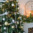 24Pcs / Set Acrylic Icicle Christmas Tree Ornaments Wedding Party Hanging Decoration with 8m Crystal Line - Transparent - 2