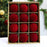 12Pcs Set 8cm Christmas Ball Ornaments Velvet Xmas Tree Decorations Plush Balls - Red - 2