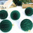 12Pcs Set 8cm Christmas Ball Ornaments Velvet Xmas Tree Decorations Plush Balls - Red - 7