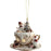 2D Acrylic Christmas Snowman Ornament Teacup Design Christmas Tree Hanging Decoration - 1
