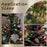 5 Yards Crystal Clear Beads Garland Plastic Beaded String Christmas Tree Decoration Hanging Ornament - 5