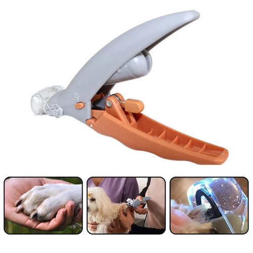 Pet Dog Nail Clipper with LED Light Stainless Steel Toe Claw Clippers Scissors - 1