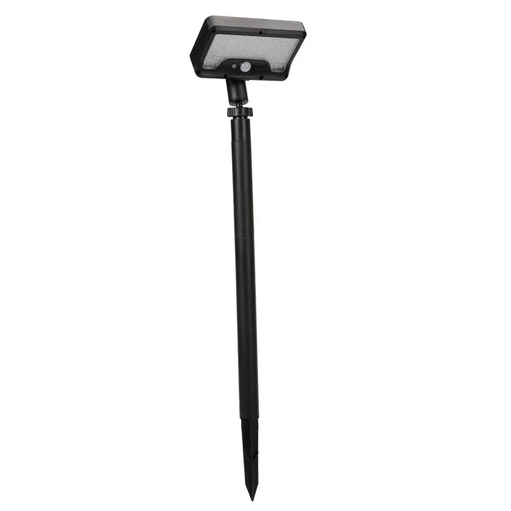 CCP0111 Motion Sensor Solar Path Light IP65 Waterproof 92-LED Garden Lawn Lamp for Outdoor Yard - White Light - 1