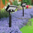 CCP0111 Motion Sensor Solar Path Light IP65 Waterproof 92-LED Garden Lawn Lamp for Outdoor Yard - White Light - 2