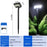 CCP0111 Motion Sensor Solar Path Light IP65 Waterproof 92-LED Garden Lawn Lamp for Outdoor Yard - White Light - 5