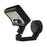 CCP0144 92-LED Motion Sensor Magnetic Wall Light IP65 Waterproof Outdoor Garden Solar Lamp - White Light - 1