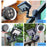 CCP0144 92-LED Motion Sensor Magnetic Wall Light IP65 Waterproof Outdoor Garden Solar Lamp - White Light - 3