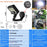 CCP0144 92-LED Motion Sensor Magnetic Wall Light IP65 Waterproof Outdoor Garden Solar Lamp - White Light - 6